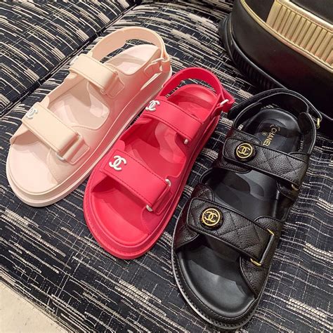 chanel shoes sandals|Chanel dad sandals 2020 price.